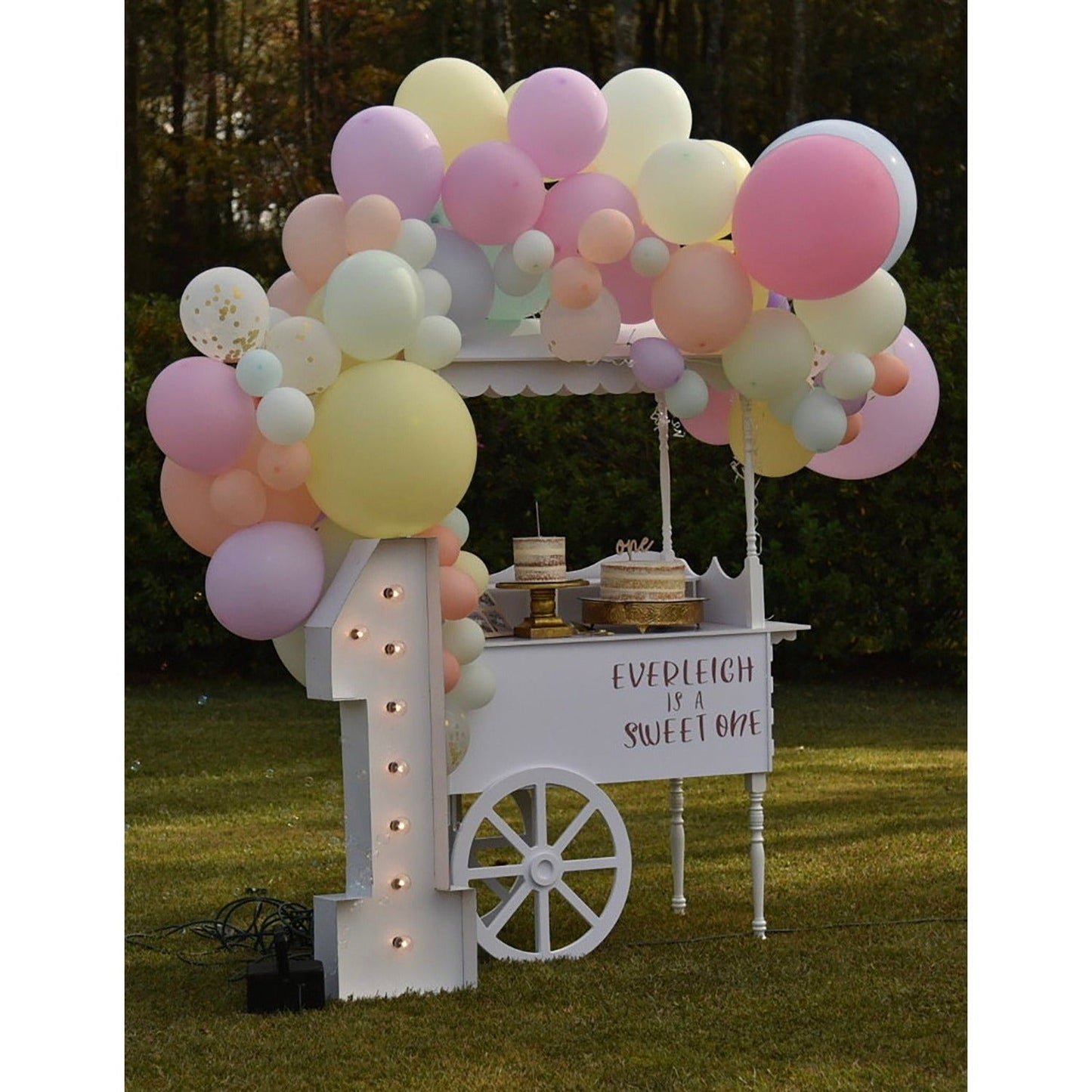 Candy Cart With Wheels, Decorative Candy Cart 2024 Edition, Sweet Cart