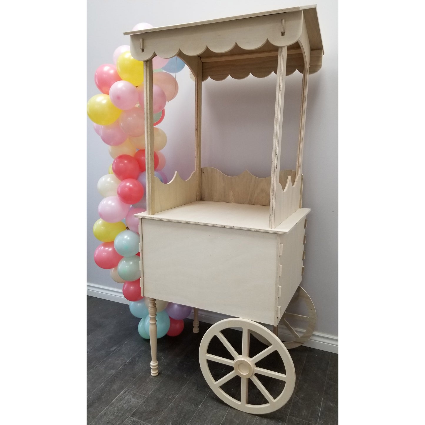 Small Wooden Candy Cart For Sale
