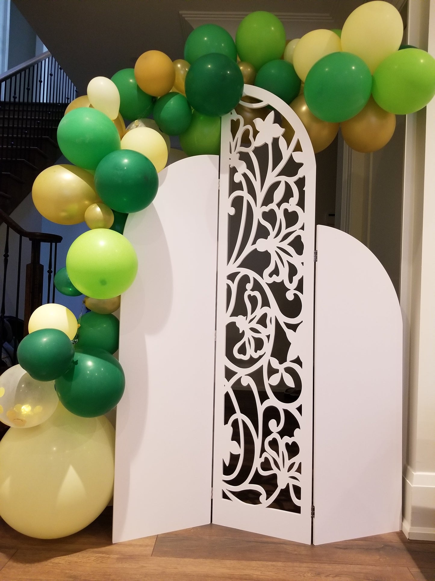 Half-Arched Backdrops for Weddings and Birthdays