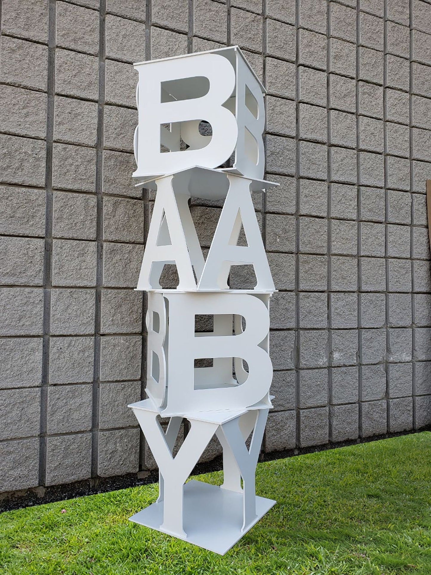Marquee Letter Lights 3D Large Block letters baby shower