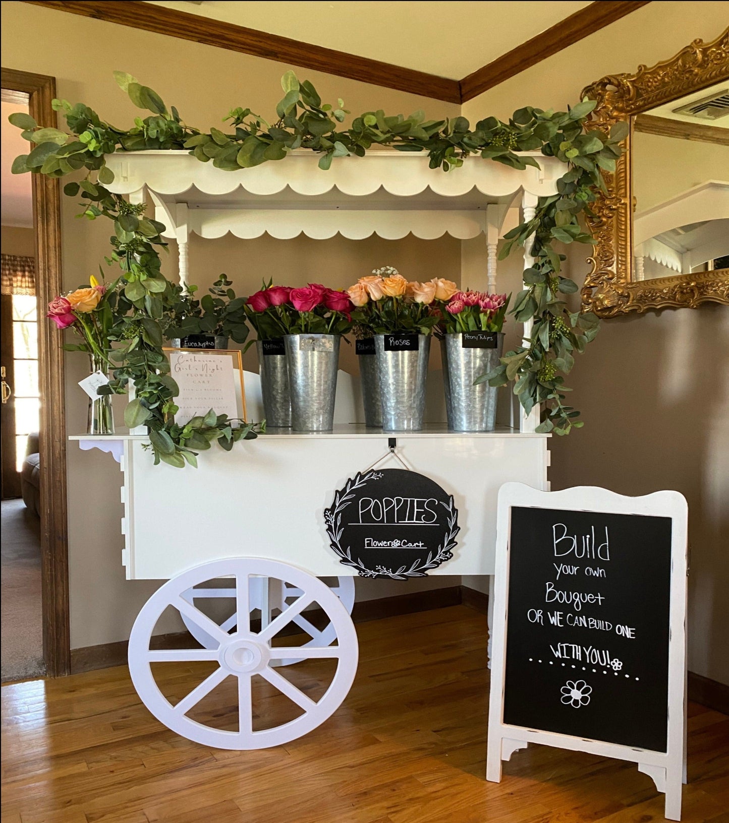 Large Fancy Sweet Cart, stunning at your party cart decoration!