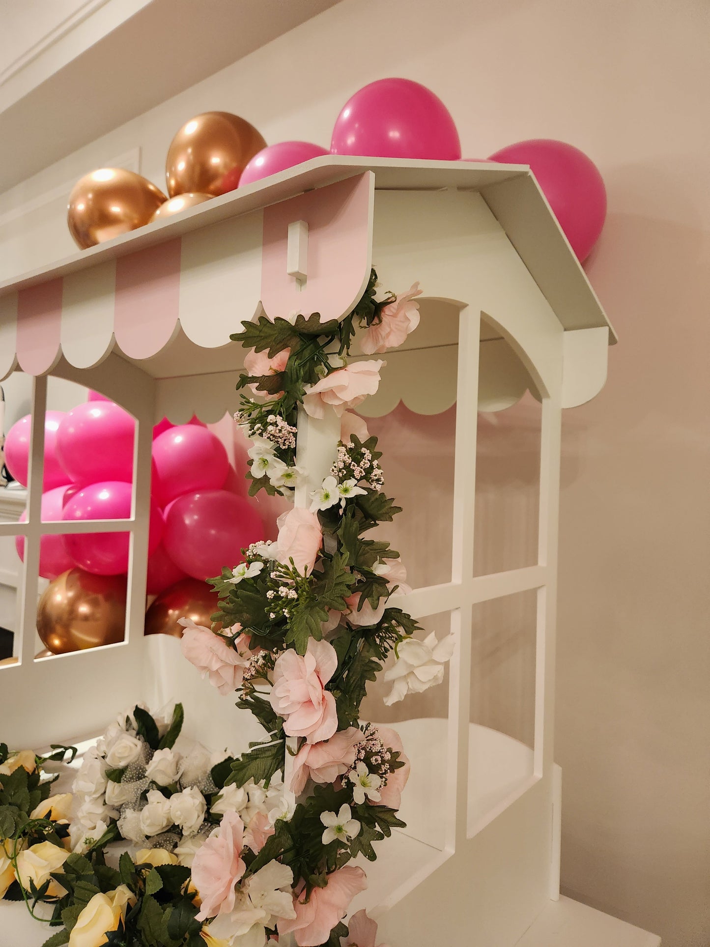Candy Cart on Wheels with Pink Roof to Buy