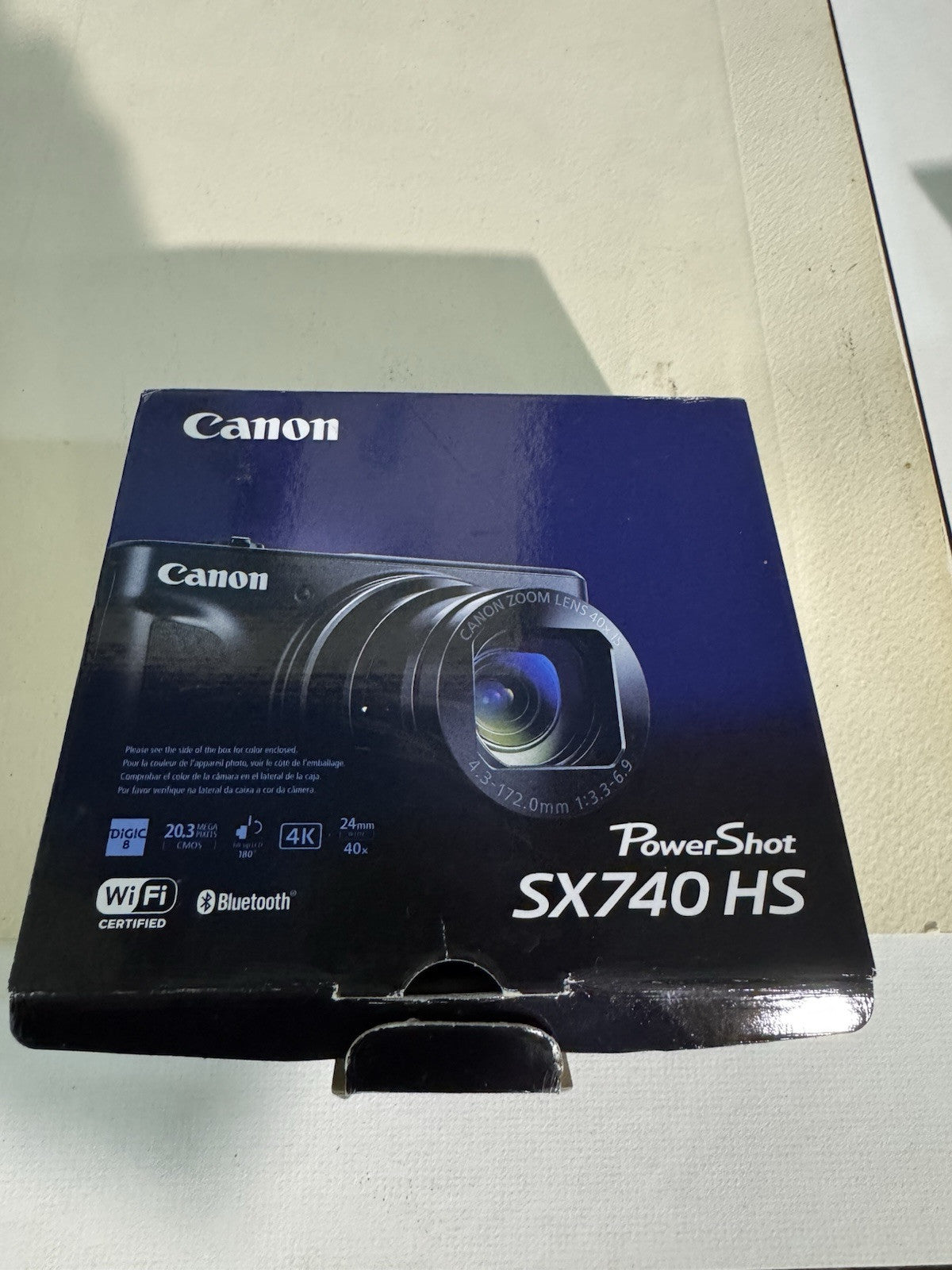 Canon PowerShot SX740 HS 20.3MP 4K Digital Camera 40x Optical Zoom Wi-Fi Black wITH 128gb sd card