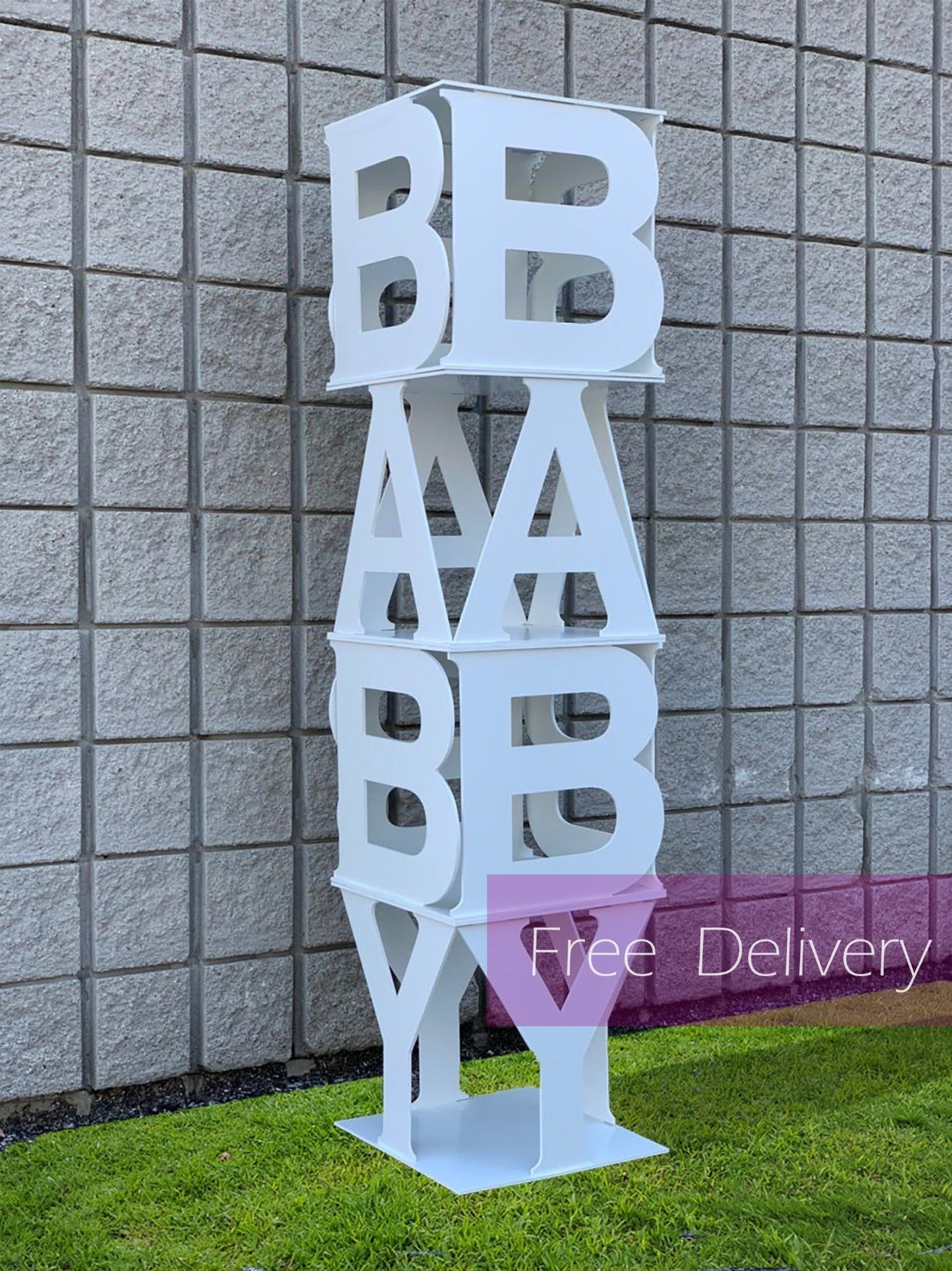Marquee Letter Lights 3D Large Block letters baby shower