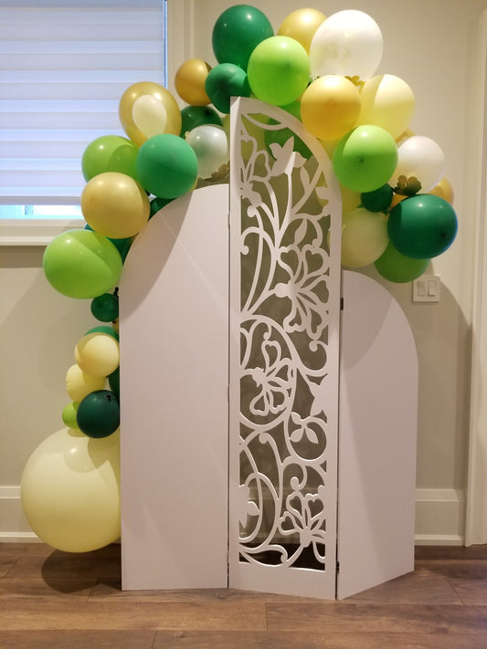 Half-Arched Backdrops for Weddings and Birthdays