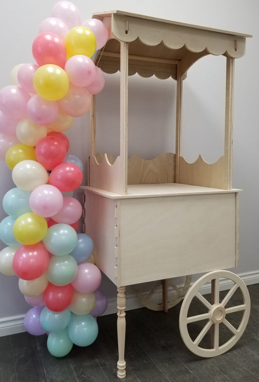 Small Wooden Candy Cart For Sale