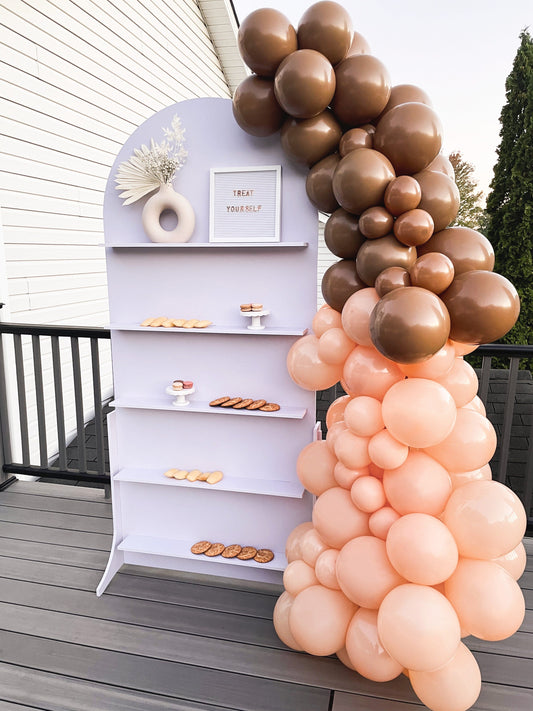 Treat Wall Backdrop Display for Weddings and Bridal Showers and Birthdays