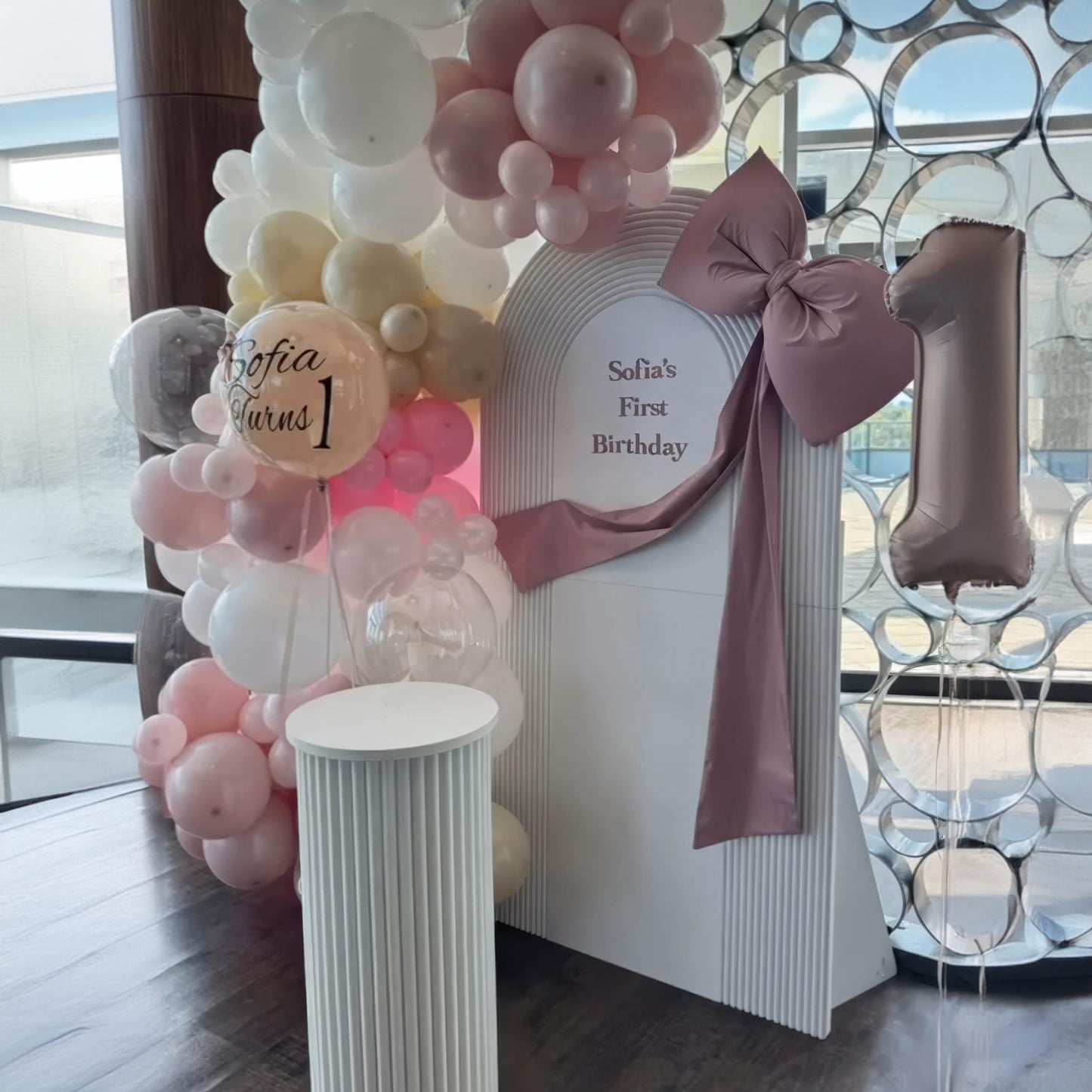 White Arc Foldable Backdrop For Sale