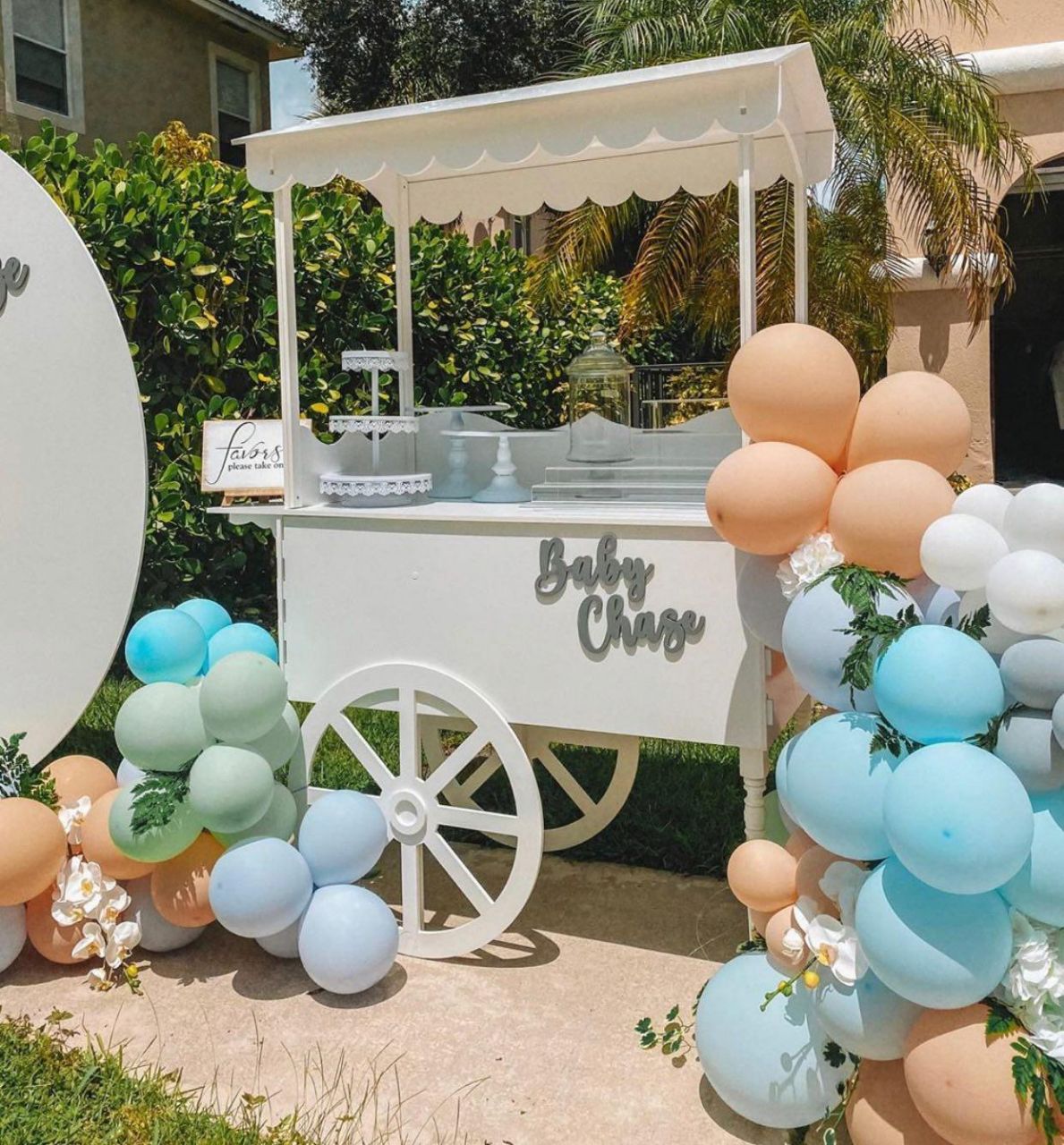 Simple Column Sweet Cart, Party Decoration for Sale!