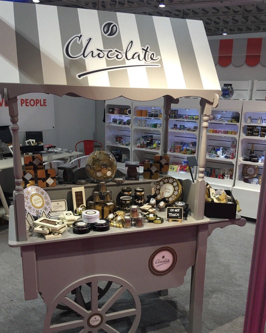 Candy Carts Wedding Cart New 2 Sizes Sweet Cart Display Fully Collapsible White
