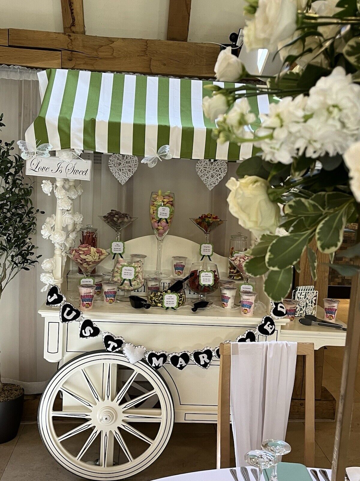 Sweet Candy Cart For Sale Weddings Events Promotions Displays Collapsible