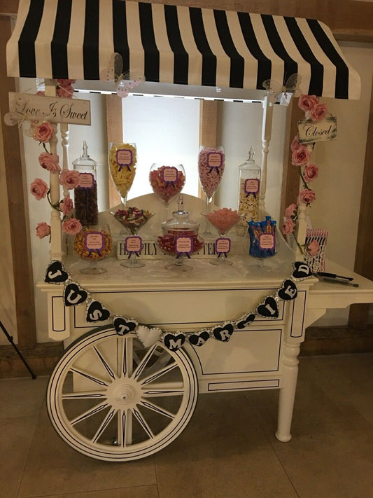 Sweet Candy Cart For Sale Weddings Events Promotions Displays Collapsible