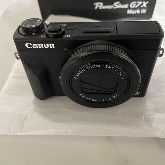 Canon PowerShot G7 X Mark III With 128gb sd card