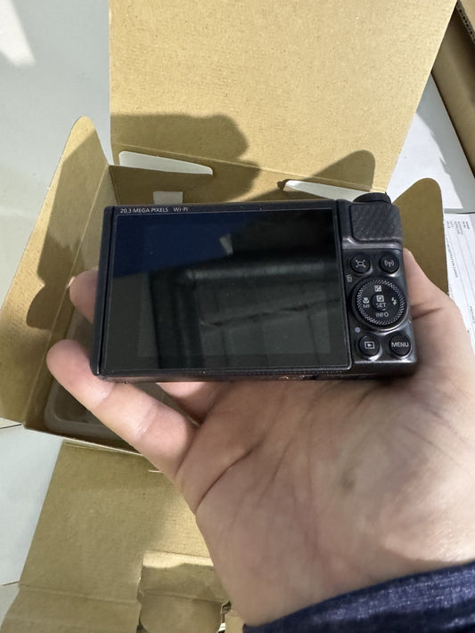 Canon PowerShot SX740 HS 20.3MP 4K Digital Camera 40x Optical Zoom Wi-Fi Black wITH 128gb sd card