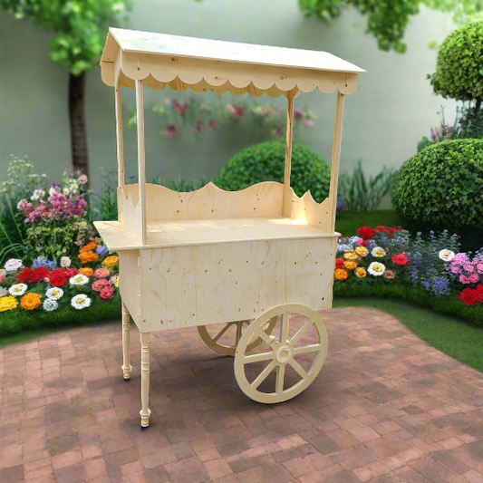 Collapsible Coffee Cart, Wooden Candy Cart For Sale