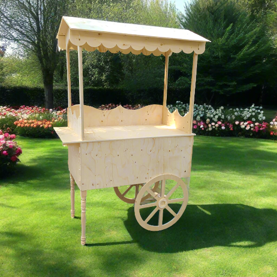 Collapsible Coffee Cart, Wooden Candy Cart For Sale