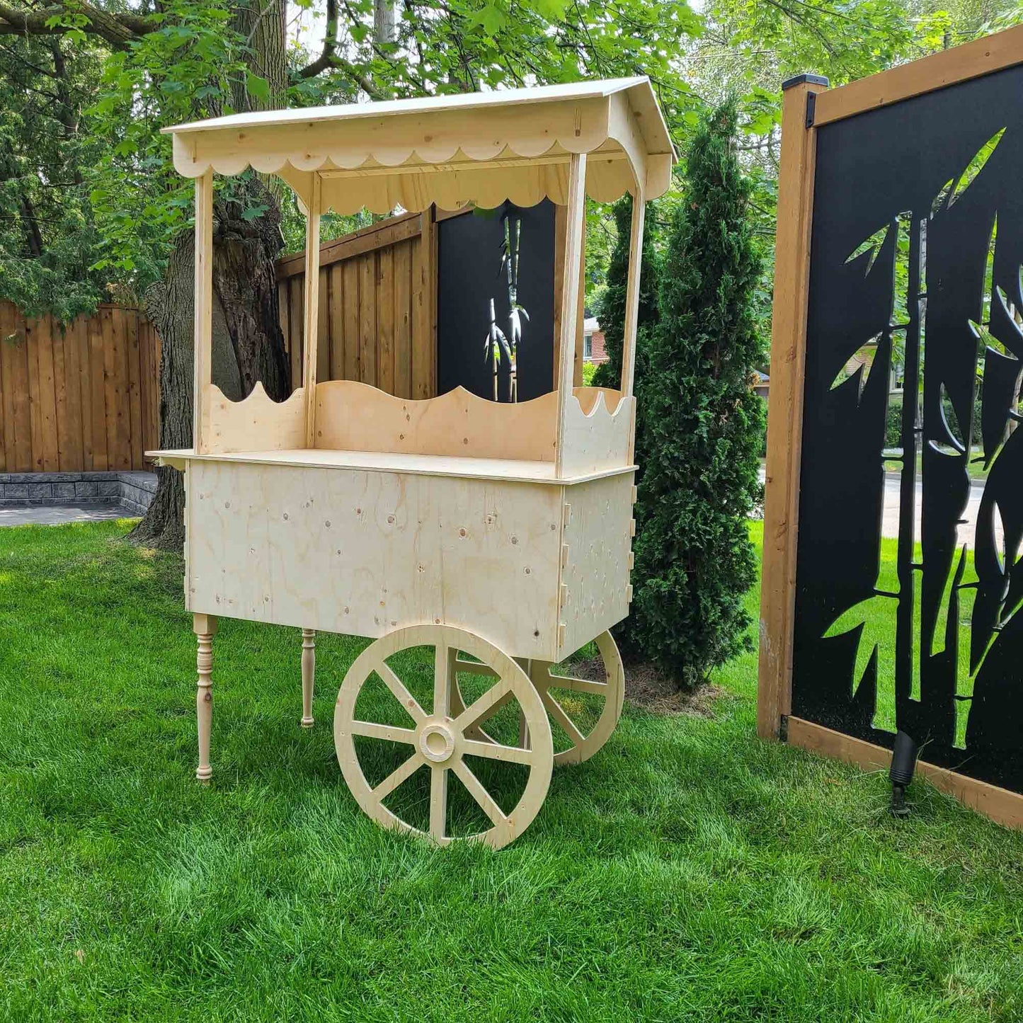 Collapsible Coffee Cart, Wooden Candy Cart For Sale