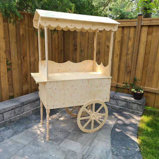 Collapsible Coffee Cart, Wooden Candy Cart For Sale